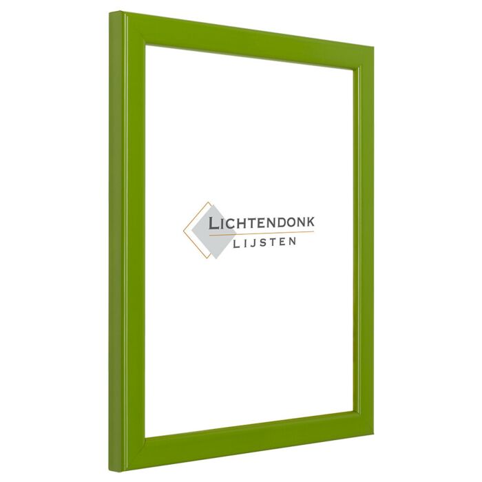 Fotolijst - Groen - Hoogglans profiel - Fotomaat 15x15 - Ontspiegeld glas - Art.nr. 10204215151