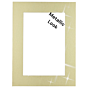 Passe-partout - Metallic Champagne Goud - Witte Kern